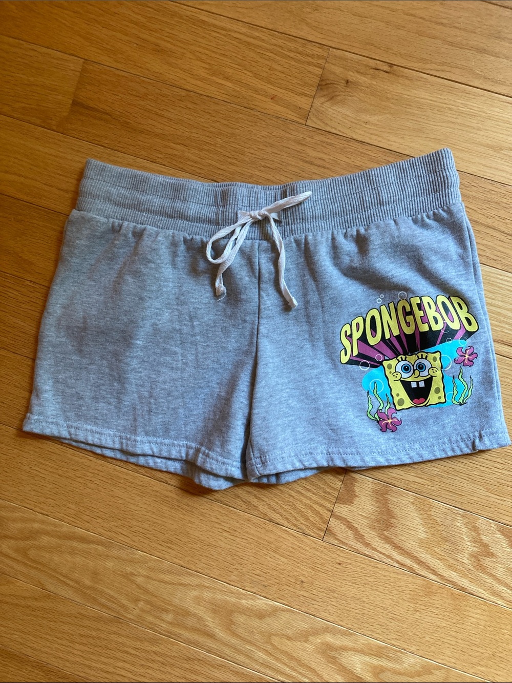 SpongeBob SquarePants Gray Women's Lounge Shorts